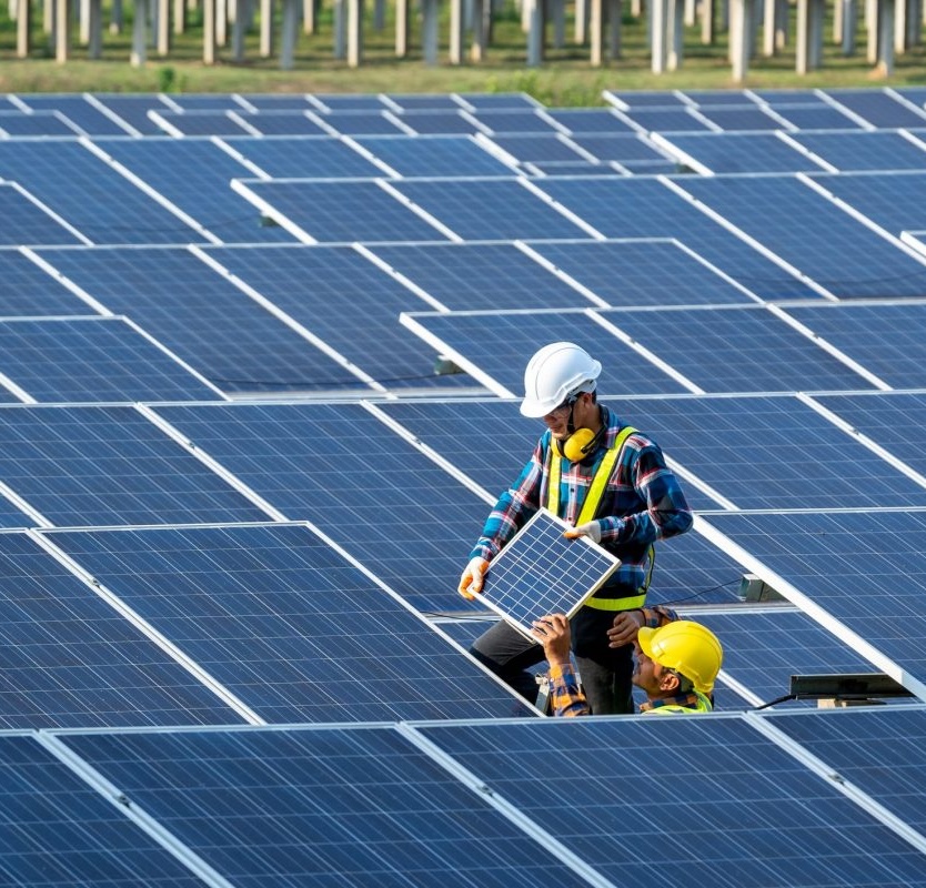 Solar installation work